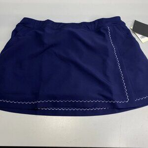 NEW TUCKERNUCK  Sport Womens Mini Skort Navy Blue Size XXL Halliet Golf 16in